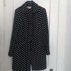 Polka dot coat